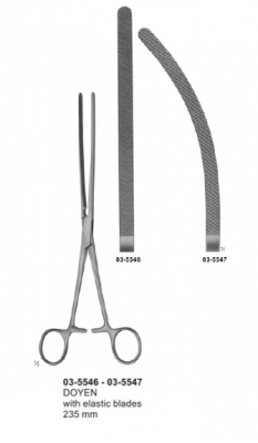 Intestinal Clamps, Soft elastic